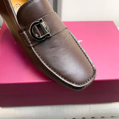 Cheap Salvatore Ferragamo Leather Shoes For Men #1319309 Replica Wholesale [$100.00 USD] [ITEM#1319309] on Replica Salvatore Ferragamo Leather Shoes