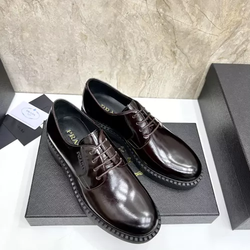Cheap Prada Leather Shoes For Men #1319316 Replica Wholesale [$105.00 USD] [ITEM#1319316] on Replica Prada Leather Shoes