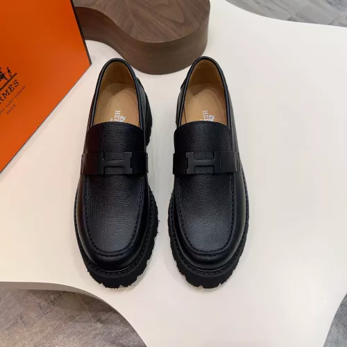 Cheap Hermes Leather Shoes For Men #1319350 Replica Wholesale [$132.00 USD] [ITEM#1319350] on Replica Hermes Leather Shoes