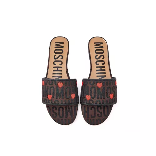 Cheap Moschino Slippers For Women #1319575 Replica Wholesale [$82.00 USD] [ITEM#1319575] on Replica Moschino Slippers