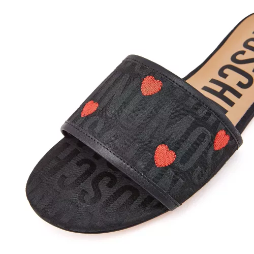 Cheap Moschino Slippers For Women #1319576 Replica Wholesale [$82.00 USD] [ITEM#1319576] on Replica Moschino Slippers