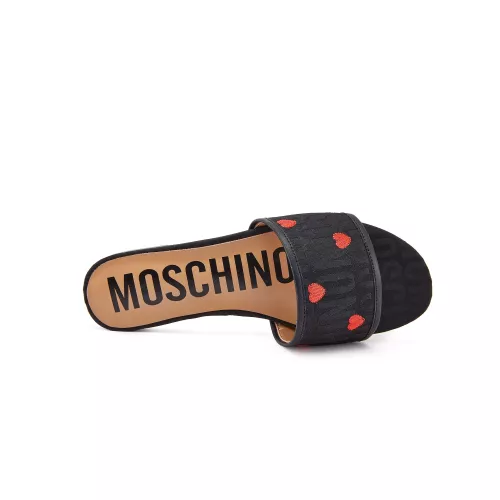 Cheap Moschino Slippers For Women #1319576 Replica Wholesale [$82.00 USD] [ITEM#1319576] on Replica Moschino Slippers