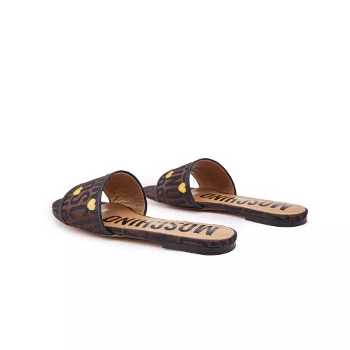 Cheap Moschino Slippers For Women #1319583 Replica Wholesale [$82.00 USD] [ITEM#1319583] on Replica Moschino Slippers