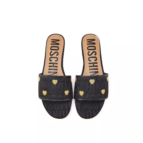 Cheap Moschino Slippers For Women #1319585 Replica Wholesale [$82.00 USD] [ITEM#1319585] on Replica Moschino Slippers