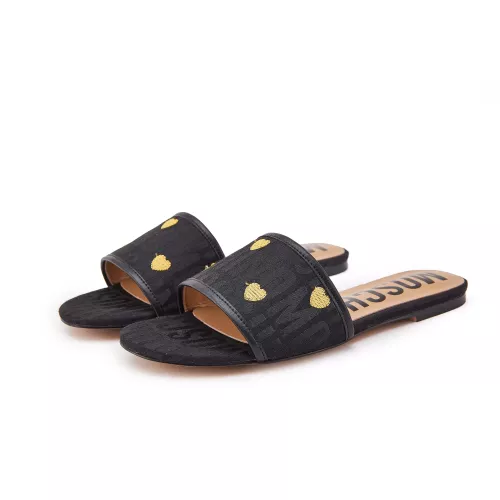 Cheap Moschino Slippers For Women #1319585 Replica Wholesale [$82.00 USD] [ITEM#1319585] on Replica Moschino Slippers