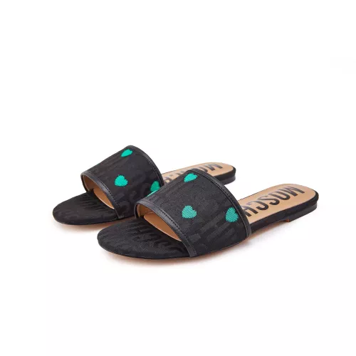 Cheap Moschino Slippers For Women #1319594 Replica Wholesale [$82.00 USD] [ITEM#1319594] on Replica Moschino Slippers
