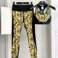 Cheap Versace Yoga Tracksuits Sleeveless For Women #1310119 Replica Wholesale [$42.00 USD] [ITEM#1310119] on Replica Versace Tracksuits