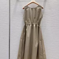 Cheap MIU MIU Dresses Sleeveless For Women #1318378 Replica Wholesale [$85.00 USD] [ITEM#1318378] on Replica MIU MIU Dresses