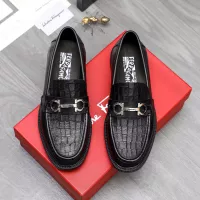 Cheap Salvatore Ferragamo Leather Shoes For Men #1318398 Replica Wholesale [$100.00 USD] [ITEM#1318398] on Replica Salvatore Ferragamo Leather Shoes