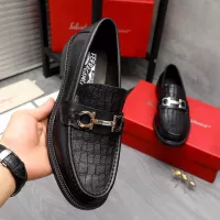Cheap Salvatore Ferragamo Leather Shoes For Men #1318398 Replica Wholesale [$100.00 USD] [ITEM#1318398] on Replica Salvatore Ferragamo Leather Shoes