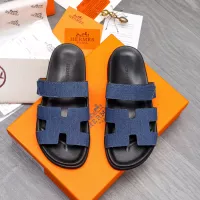 Cheap Hermes Slippers For Men #1318797 Replica Wholesale [$68.00 USD] [ITEM#1318797] on Replica Hermes Slippers