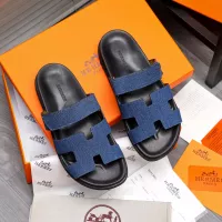 Cheap Hermes Slippers For Men #1318797 Replica Wholesale [$68.00 USD] [ITEM#1318797] on Replica Hermes Slippers