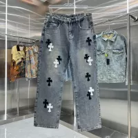 Cheap Chrome Hearts Jeans For Unisex #1318982 Replica Wholesale [$52.00 USD] [ITEM#1318982] on Replica Chrome Hearts Jeans