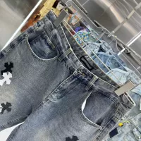 Cheap Chrome Hearts Jeans For Unisex #1318982 Replica Wholesale [$52.00 USD] [ITEM#1318982] on Replica Chrome Hearts Jeans