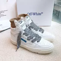 Cheap Off-White High Tops Shoes For Men #1319153 Replica Wholesale [$112.00 USD] [ITEM#1319153] on Replica Off-White High Tops Shoes