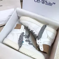 Cheap Off-White High Tops Shoes For Men #1319153 Replica Wholesale [$112.00 USD] [ITEM#1319153] on Replica Off-White High Tops Shoes