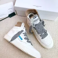 Cheap Off-White High Tops Shoes For Men #1319153 Replica Wholesale [$112.00 USD] [ITEM#1319153] on Replica Off-White High Tops Shoes