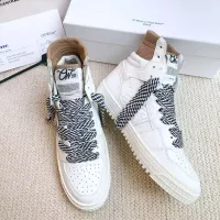 Cheap Off-White High Tops Shoes For Men #1319153 Replica Wholesale [$112.00 USD] [ITEM#1319153] on Replica Off-White High Tops Shoes