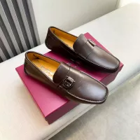 Cheap Salvatore Ferragamo Leather Shoes For Men #1319309 Replica Wholesale [$100.00 USD] [ITEM#1319309] on Replica Salvatore Ferragamo Leather Shoes