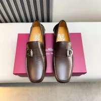 Cheap Salvatore Ferragamo Leather Shoes For Men #1319309 Replica Wholesale [$100.00 USD] [ITEM#1319309] on Replica Salvatore Ferragamo Leather Shoes