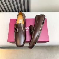 Cheap Salvatore Ferragamo Leather Shoes For Men #1319309 Replica Wholesale [$100.00 USD] [ITEM#1319309] on Replica Salvatore Ferragamo Leather Shoes