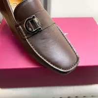 Cheap Salvatore Ferragamo Leather Shoes For Men #1319309 Replica Wholesale [$100.00 USD] [ITEM#1319309] on Replica Salvatore Ferragamo Leather Shoes