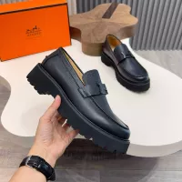 Cheap Hermes Leather Shoes For Men #1319350 Replica Wholesale [$132.00 USD] [ITEM#1319350] on Replica Hermes Leather Shoes