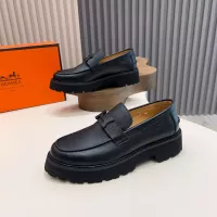 Cheap Hermes Leather Shoes For Men #1319350 Replica Wholesale [$132.00 USD] [ITEM#1319350] on Replica Hermes Leather Shoes