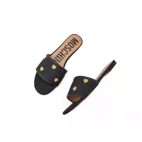 Cheap Moschino Slippers For Women #1319585 Replica Wholesale [$82.00 USD] [ITEM#1319585] on Replica Moschino Slippers