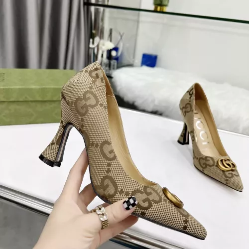 Cheap Gucci High-Heeled Shoes For Women #1320201 Replica Wholesale [$80.00 USD] [ITEM#1320201] on Replica Gucci High-Heeled Shoes