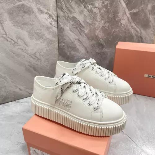 Cheap MIU MIU Casual Shoes For Women #1320214 Replica Wholesale [$96.00 USD] [ITEM#1320214] on Replica MIU MIU Casual Shoes