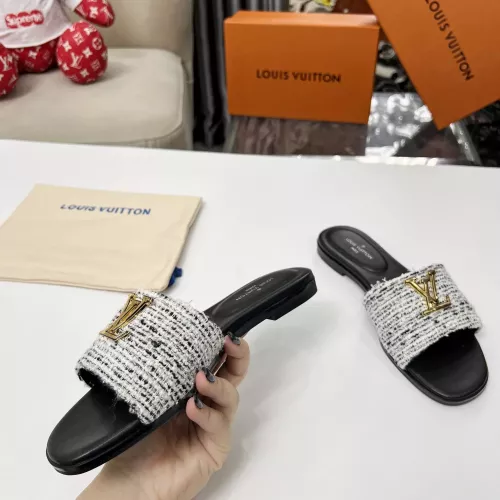 Cheap Louis Vuitton Slippers For Women #1320221 Replica Wholesale [$85.00 USD] [ITEM#1320221] on Replica Louis Vuitton Slippers