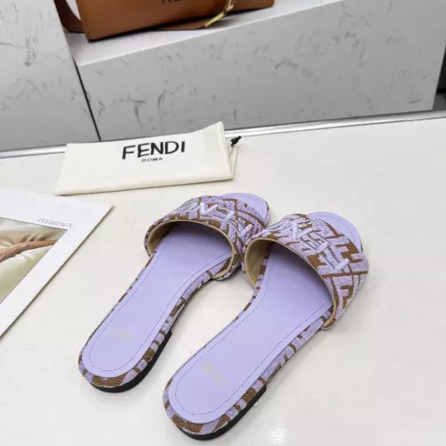 Cheap Fendi Slippers For Women #1320228 Replica Wholesale [$82.00 USD] [ITEM#1320228] on Replica Fendi Slippers