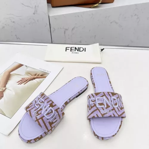 Cheap Fendi Slippers For Women #1320228 Replica Wholesale [$82.00 USD] [ITEM#1320228] on Replica Fendi Slippers