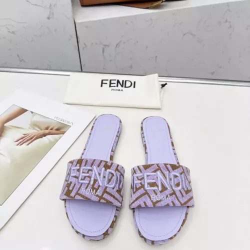 Cheap Fendi Slippers For Women #1320228 Replica Wholesale [$82.00 USD] [ITEM#1320228] on Replica Fendi Slippers