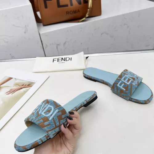 Cheap Fendi Slippers For Women #1320229 Replica Wholesale [$82.00 USD] [ITEM#1320229] on Replica Fendi Slippers