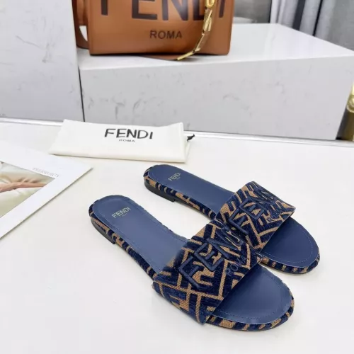 Cheap Fendi Slippers For Women #1320230 Replica Wholesale [$82.00 USD] [ITEM#1320230] on Replica Fendi Slippers