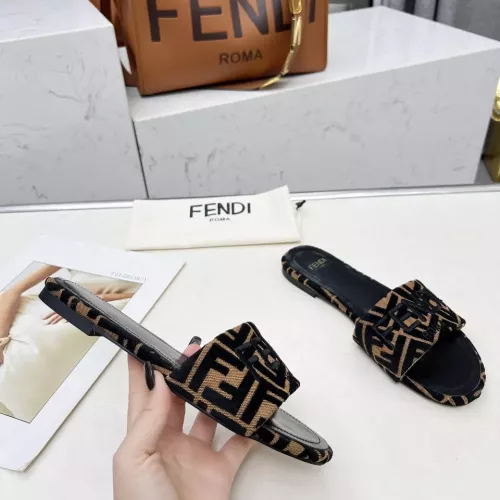 Cheap Fendi Slippers For Women #1320231 Replica Wholesale [$82.00 USD] [ITEM#1320231] on Replica Fendi Slippers