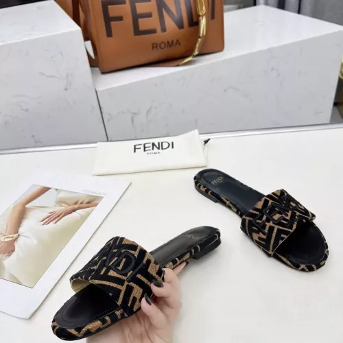 Cheap Fendi Slippers For Women #1320231 Replica Wholesale [$82.00 USD] [ITEM#1320231] on Replica Fendi Slippers