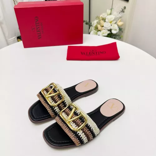 Cheap Valentino Slippers For Women #1320235 Replica Wholesale [$92.00 USD] [ITEM#1320235] on Replica Valentino Slippers