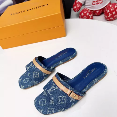 Cheap Louis Vuitton Slippers For Women #1320251 Replica Wholesale [$76.00 USD] [ITEM#1320251] on Replica Louis Vuitton Slippers