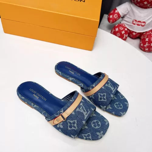Cheap Louis Vuitton Slippers For Women #1320251 Replica Wholesale [$76.00 USD] [ITEM#1320251] on Replica Louis Vuitton Slippers
