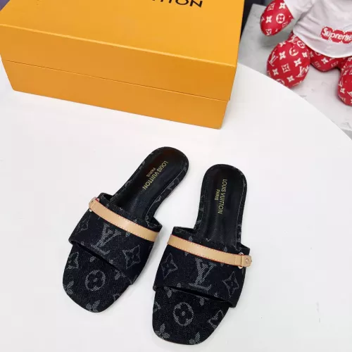 Cheap Louis Vuitton Slippers For Women #1320254 Replica Wholesale [$76.00 USD] [ITEM#1320254] on Replica Louis Vuitton Slippers