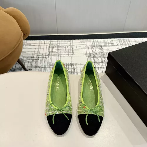 Cheap Chanel Flat Shoes For Women #1320284 Replica Wholesale [$92.00 USD] [ITEM#1320284] on Replica Chanel Flat Shoes