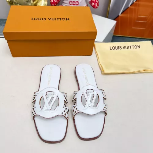 Cheap Louis Vuitton Slippers For Women #1320288 Replica Wholesale [$82.00 USD] [ITEM#1320288] on Replica Louis Vuitton Slippers
