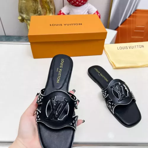 Cheap Louis Vuitton Slippers For Women #1320292 Replica Wholesale [$82.00 USD] [ITEM#1320292] on Replica Louis Vuitton Slippers