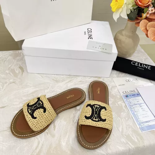 Cheap Celine Slippers For Women #1320294 Replica Wholesale [$82.00 USD] [ITEM#1320294] on Replica Celine Slippers