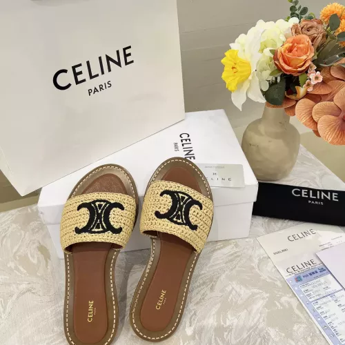 Cheap Celine Slippers For Women #1320294 Replica Wholesale [$82.00 USD] [ITEM#1320294] on Replica Celine Slippers