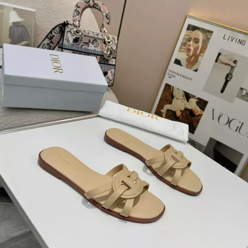 Cheap Christian Dior Slippers For Women #1320298 Replica Wholesale [$82.00 USD] [ITEM#1320298] on Replica Christian Dior Slippers