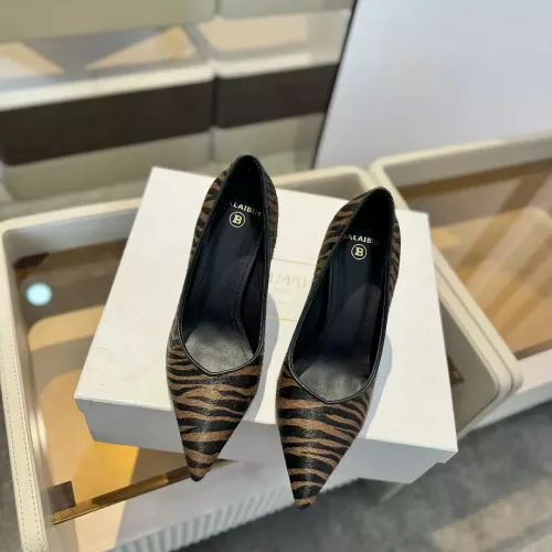 Cheap Balmain High-Heeled Shoes For Women #1320317 Replica Wholesale [$118.00 USD] [ITEM#1320317] on Replica Balmain High-Heeled Shoes